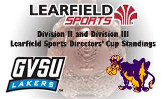 Division II and Division III Learfield Sports Directors' Cup Standings (Dec. 10)